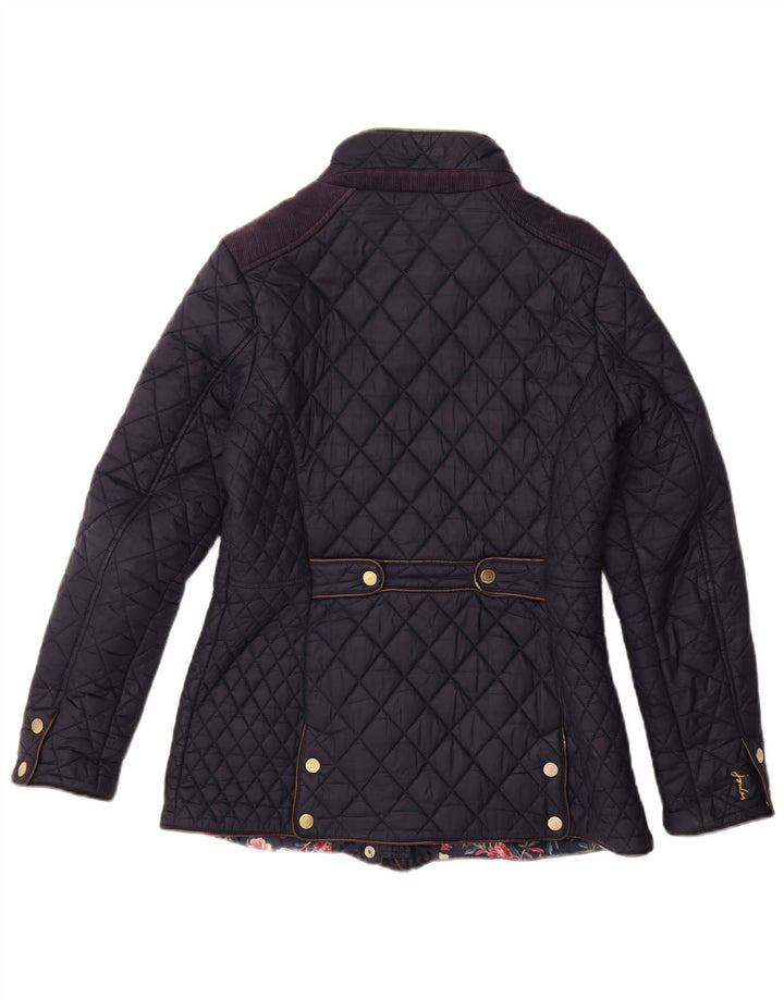 Giacca trapuntata da donna JOULES UK 10 Small Blu Navy in poliammide