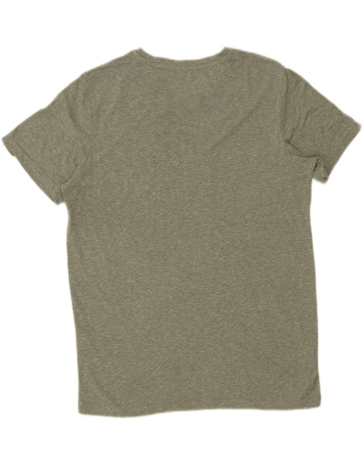 T-shirt grafica da uomo Jack & Jones Top in poliestere chiazzato verde piccolo