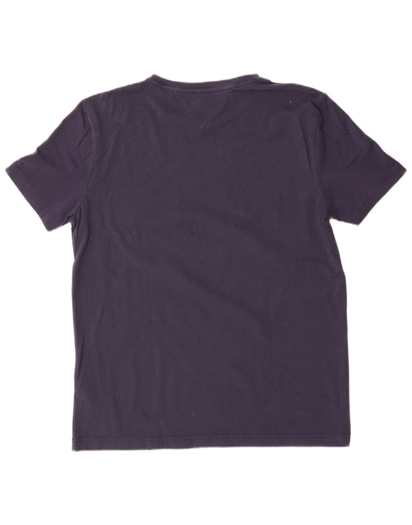 T-shirt da uomo Tommy Hilfiger Top XL blu navy in cotone