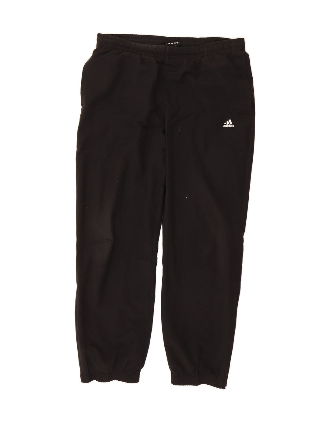 ADIDAS Mens Tracksuit Trousers Joggers Large  Black Polyester Vintage Adidas and Second-Hand Adidas from Messina Hembry 