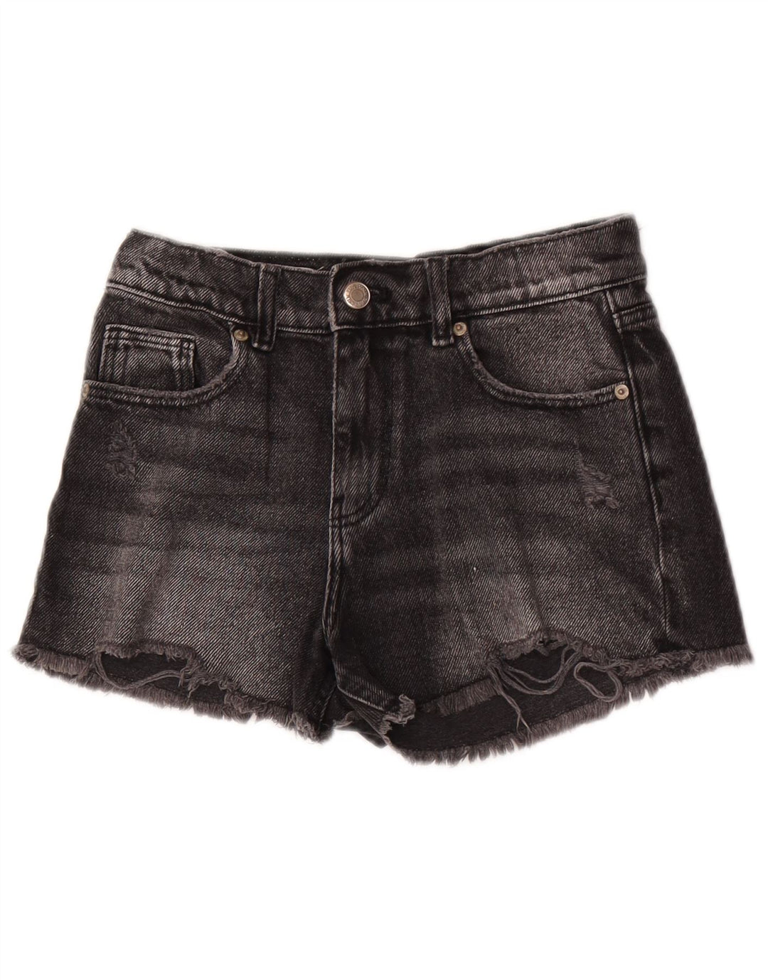 Pantaloncini di jeans per ragazze Zara 9-10 anni W26 Neri