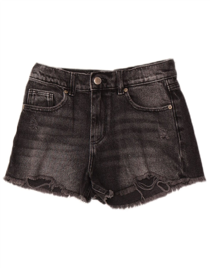 Pantaloncini di jeans per ragazze Zara 9-10 anni W26 Neri