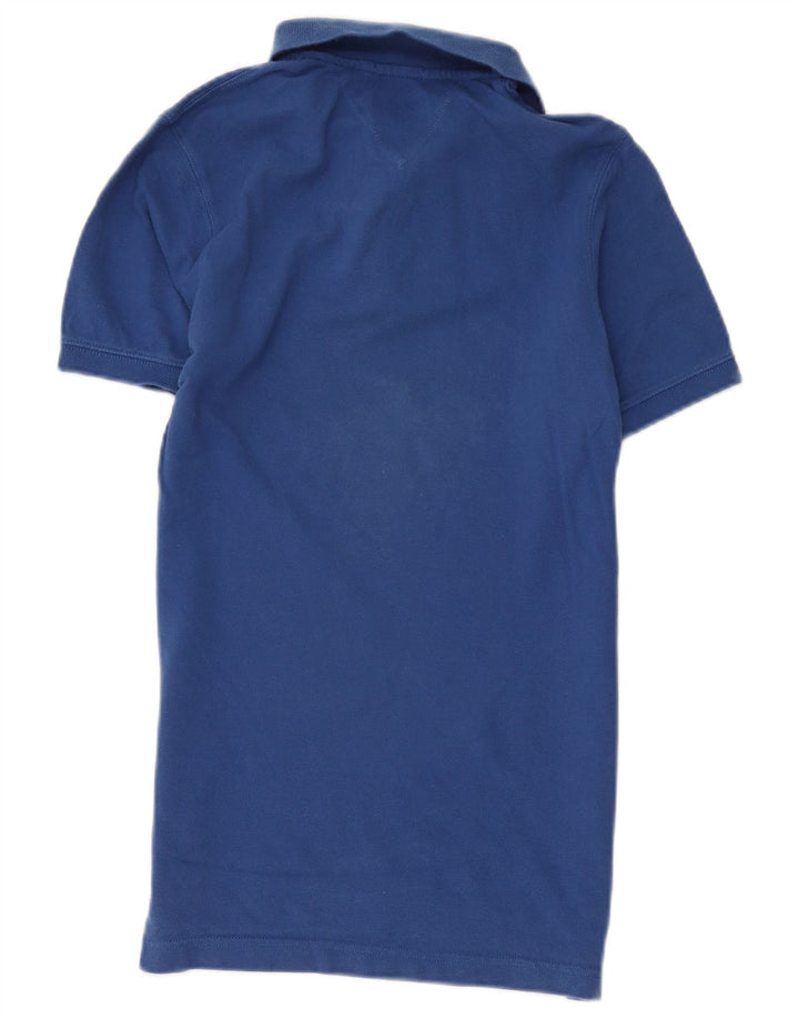 Polo da uomo Tommy Hilfiger piccola in cotone blu