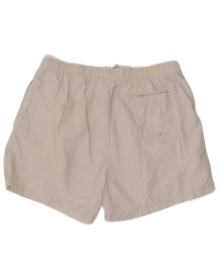 Pantaloncini da bagno da uomo Zara grandi in nylon bianco