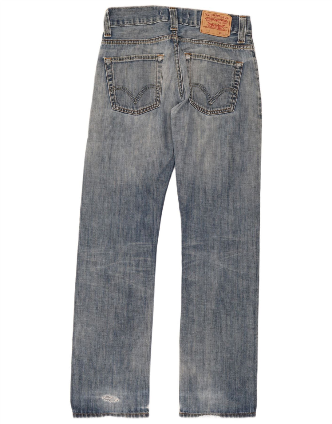 Levi's Uomo 506 Jeans dritti vestibilità standard W30 L34 Blu
