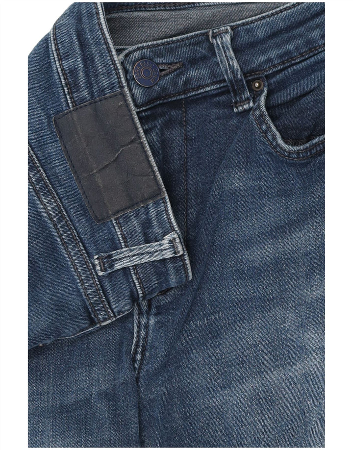 Jeans corti slim da donna Zara W28 L24 Blu navy