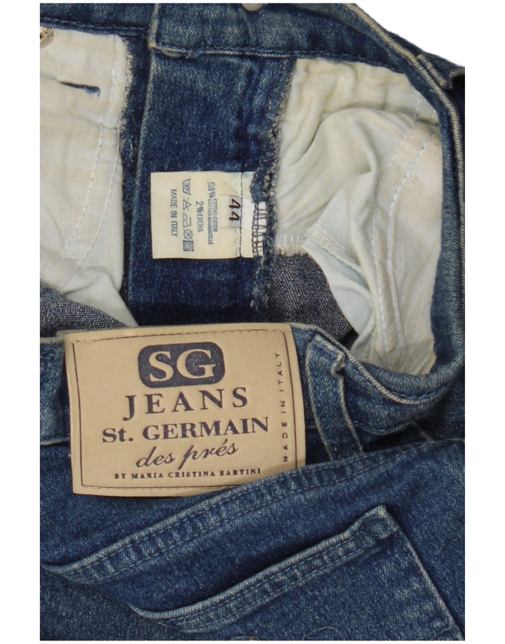 Jeans affusolati da donna St. Germain IT 44 medio W27 L29 cotone blu