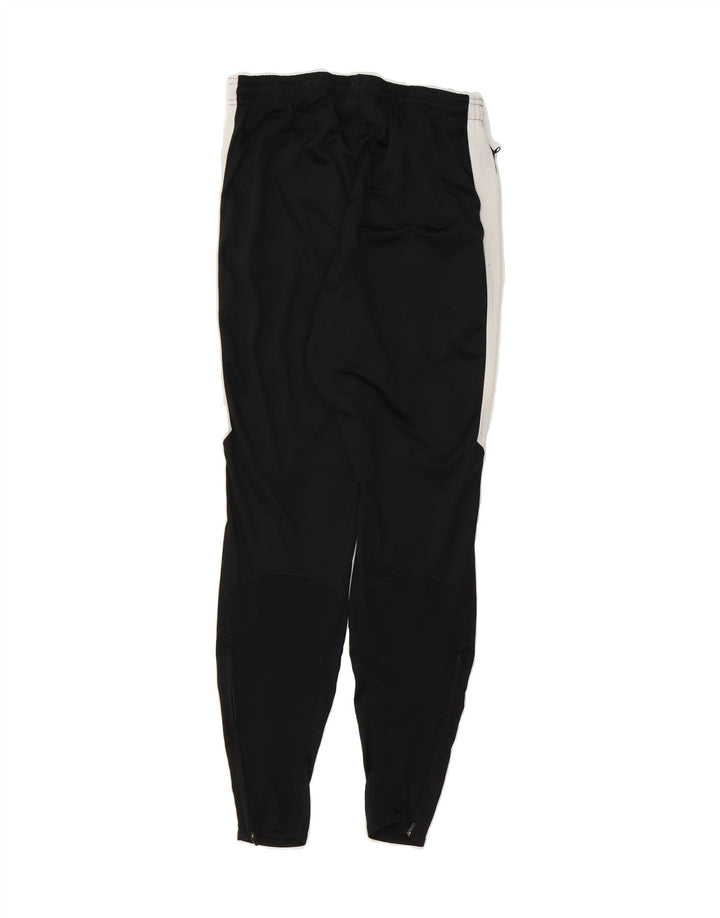 NIKE Womens Dri Fit Tracksuit Trousers UK 12 Medium Black Colourblock Vintage Nike and Second-Hand Nike from Messina Hembry 