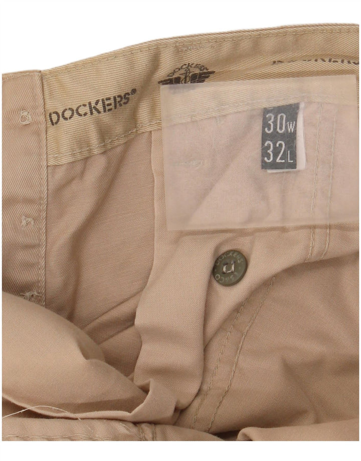 Pantaloni chino dritti da uomo Dockers W30 L28 Beige