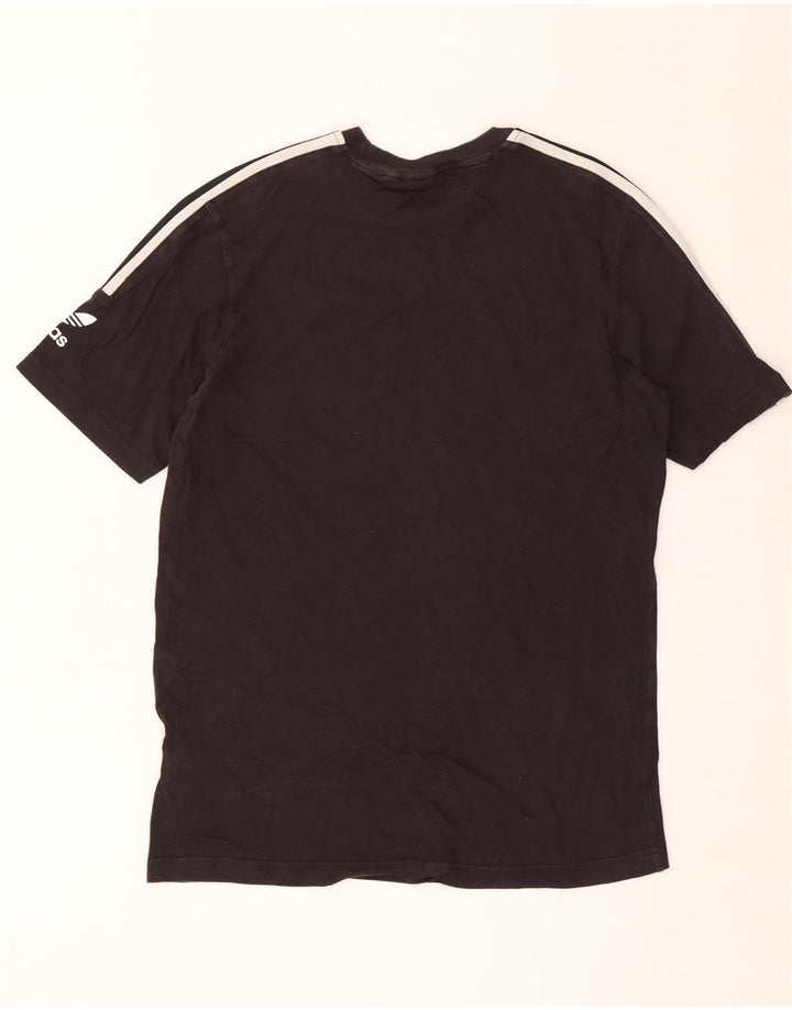 T-shirt ADIDAS da uomo Top piccola in cotone nero