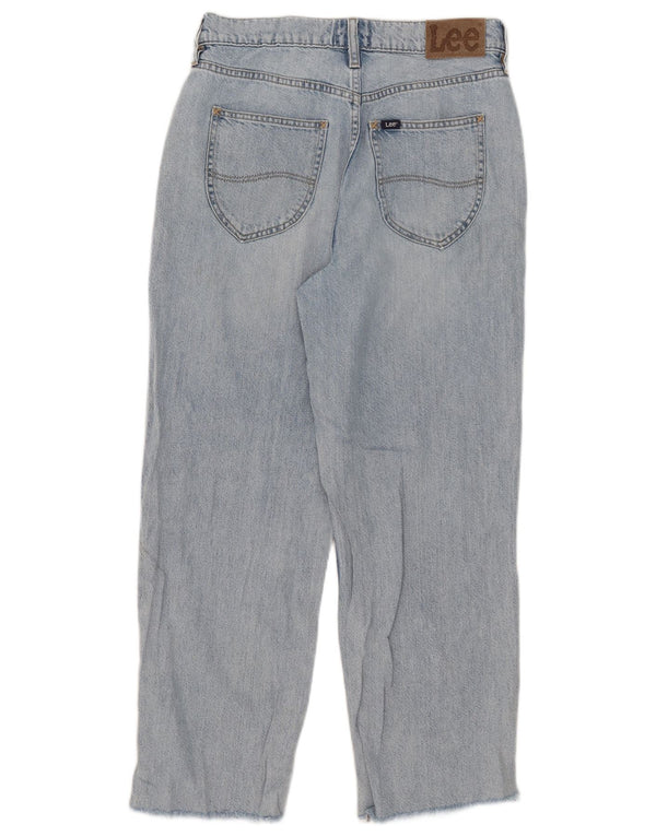 Jeans larghi da donna a vita alta Lee US 9 medio W30 L26 cotone blu
