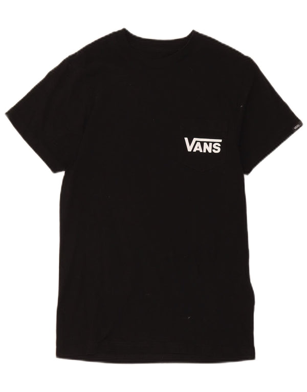 T-shirt grafica da uomo slim fit Vans XS in cotone nero