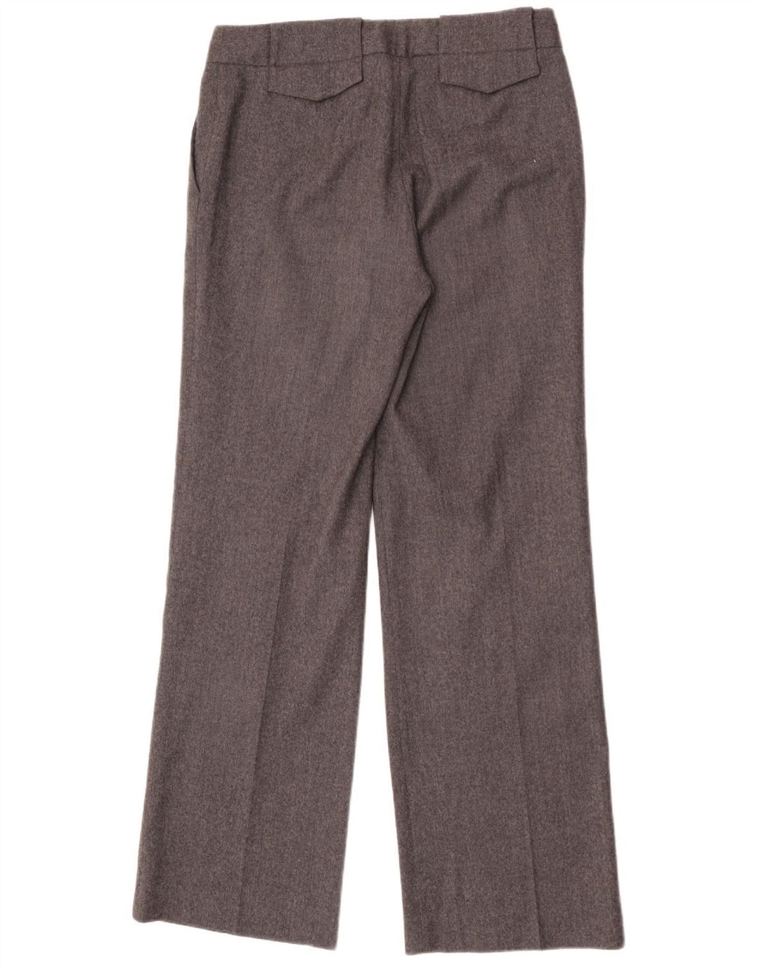 Pantaloni chino dritti da donna Hobbs UK 12 medi W30 L32 lana grigia
