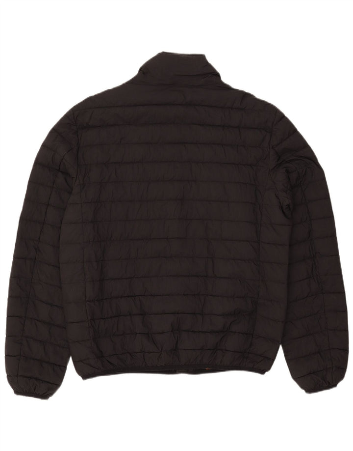 MARLBORO CLASSICS Giacca imbottita da uomo UK 40 Large Nero Nylon