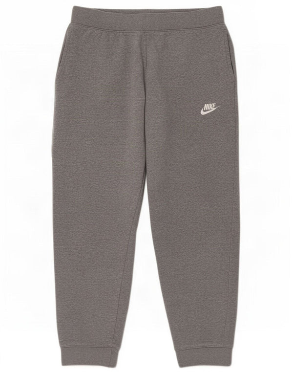 Pantaloni della tuta da ragazza Nike Joggers 13-14 anni XL in cotone chiazzato grigio