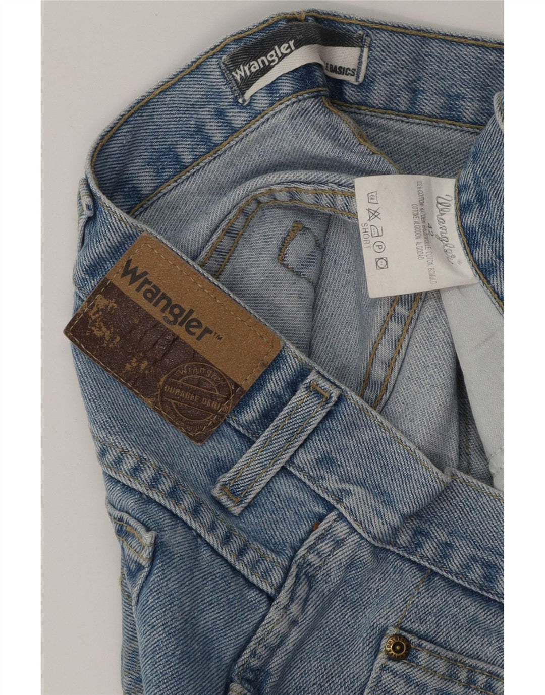 Pantaloni caldi denim da donna Wrangler W42 3XL cotone blu