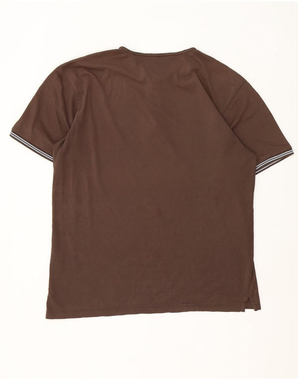 T-shirt da uomo Champion Top 2XL a righe marroni