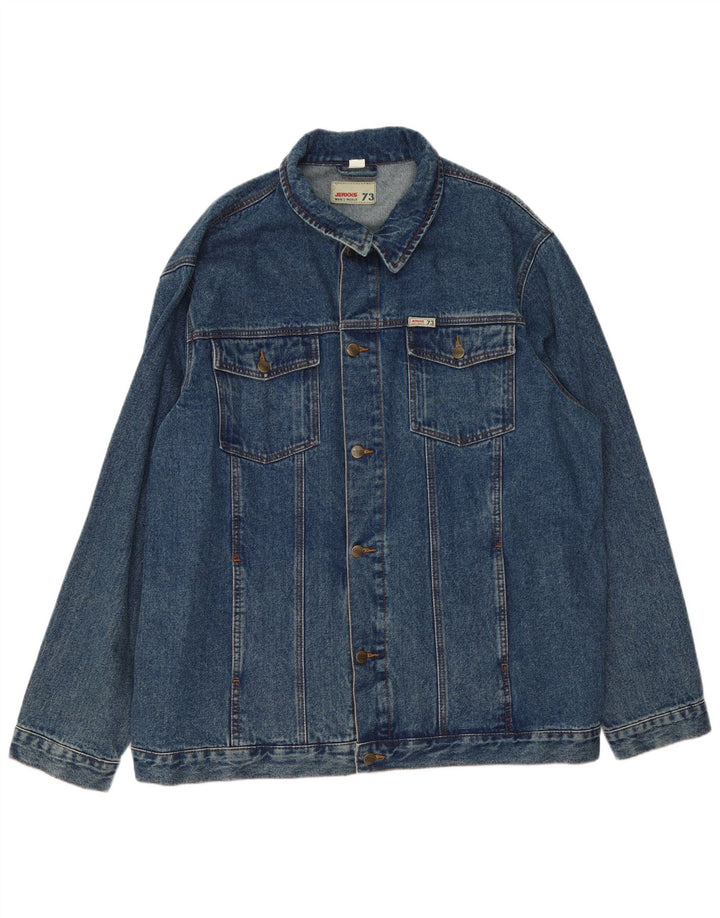Giacca di jeans da uomo Jeaxxs IT 60/62 5XL Blu Cotone