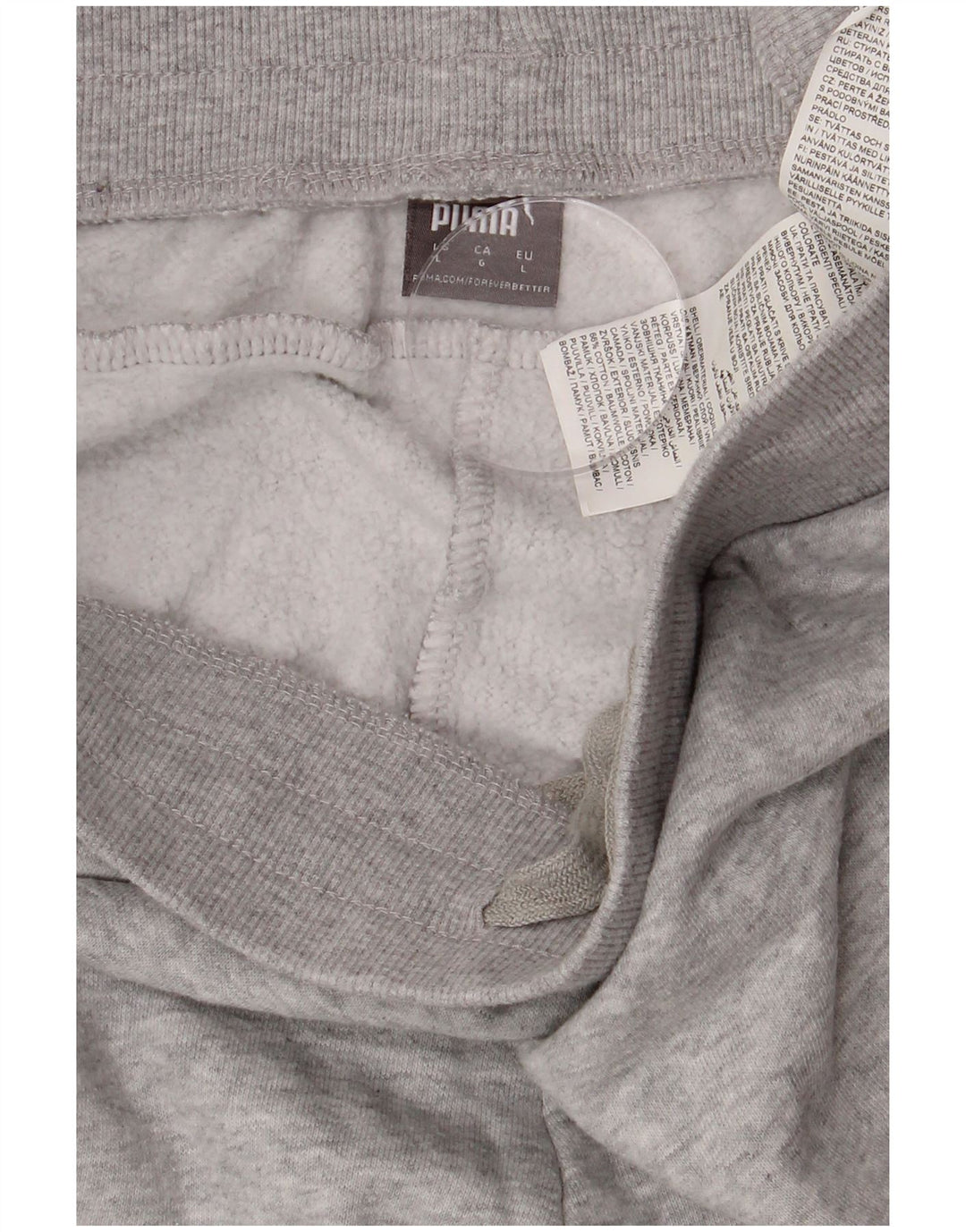 Pantaloni da tuta da uomo Puma Joggers grandi in poliestere chiazzato grigio