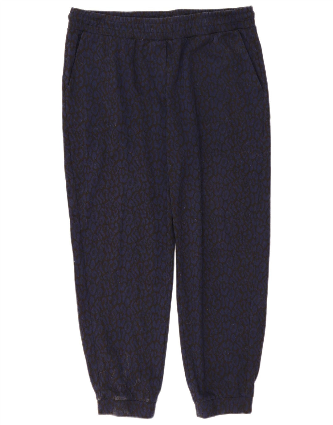 Pantaloni da tuta da donna Marks & Spencer Joggers XL Blu navy Stampa animalier
