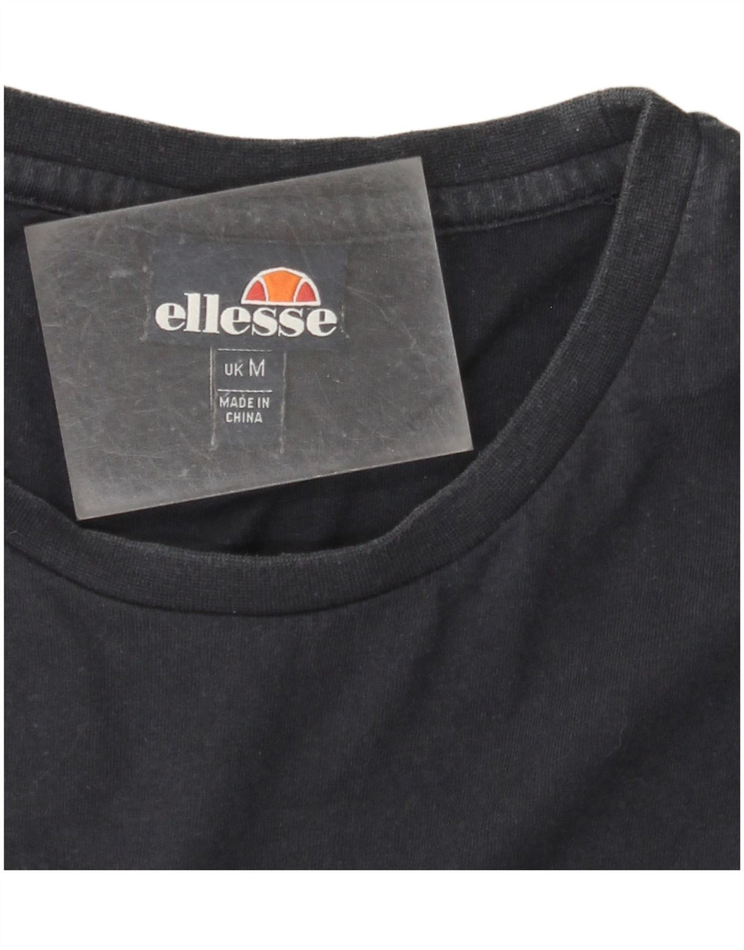 ELLESSE T-shirt grafica da uomo Top a righe medie blu navy