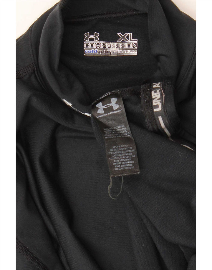 Under Armour Mens Cold Gear Top manica lunga XL poliestere nero