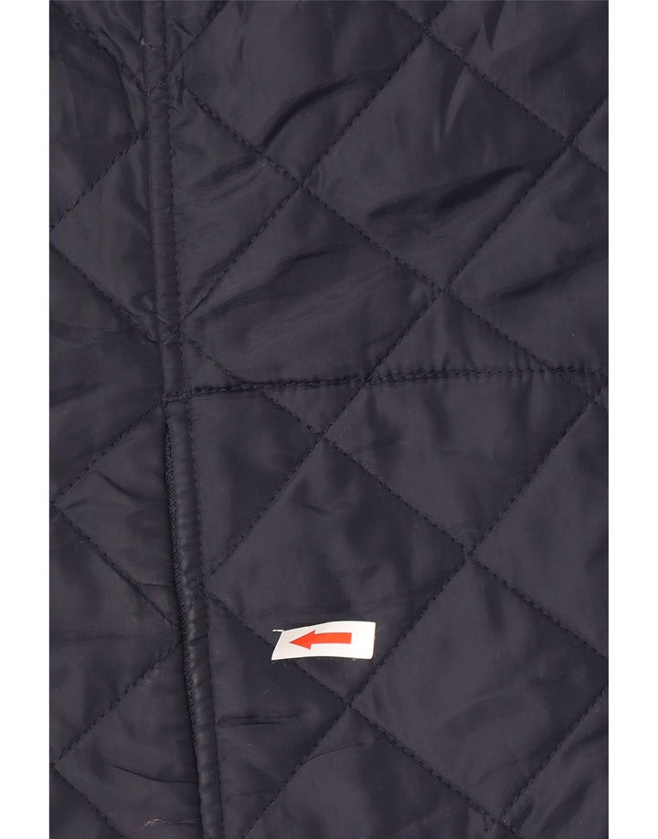 Giacca trapuntata da donna Joules UK 18 XL poliestere blu navy