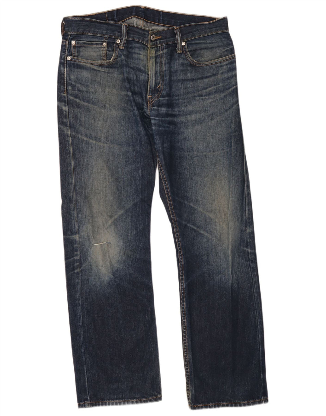Levi's Uomo 514 Jeans dritti W33 L30 Cotone blu navy