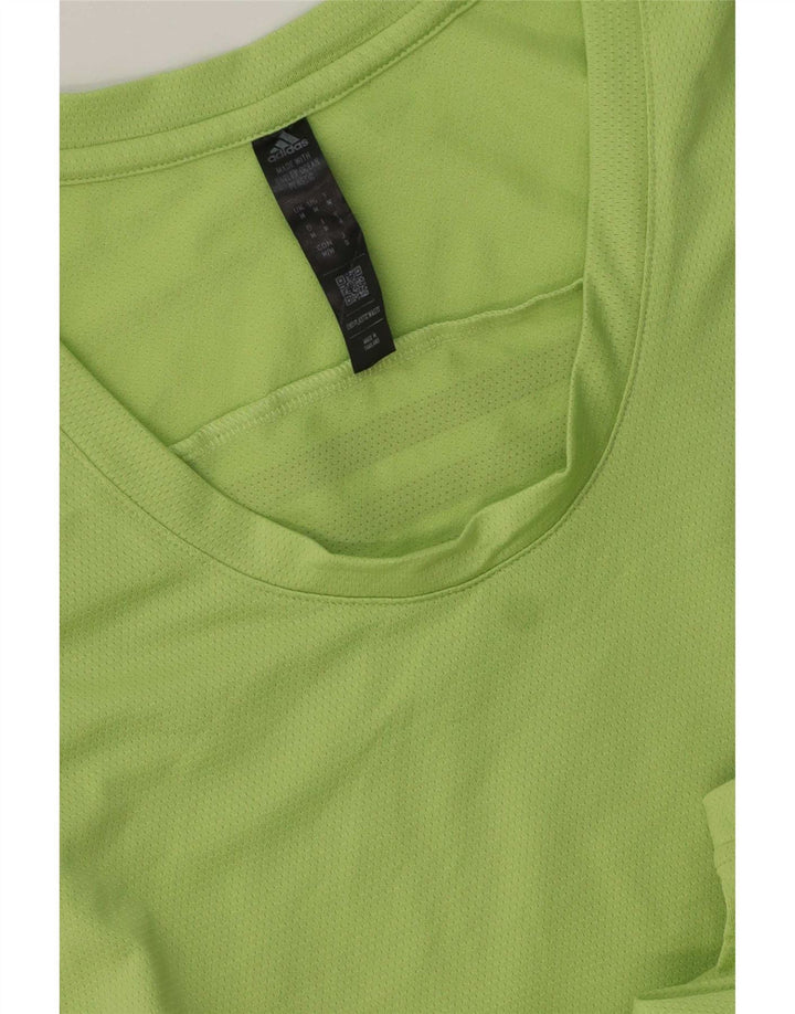 Canotta grafica Adidas Aeroready da uomo verde medio
