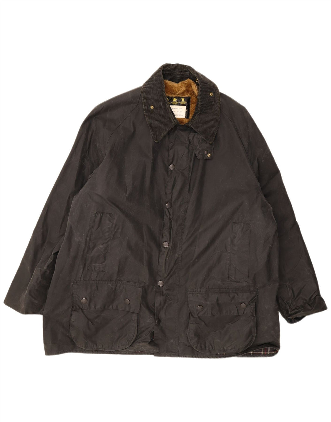 Giacca da uomo in cotone cerato Barbour EU 50 medio nero