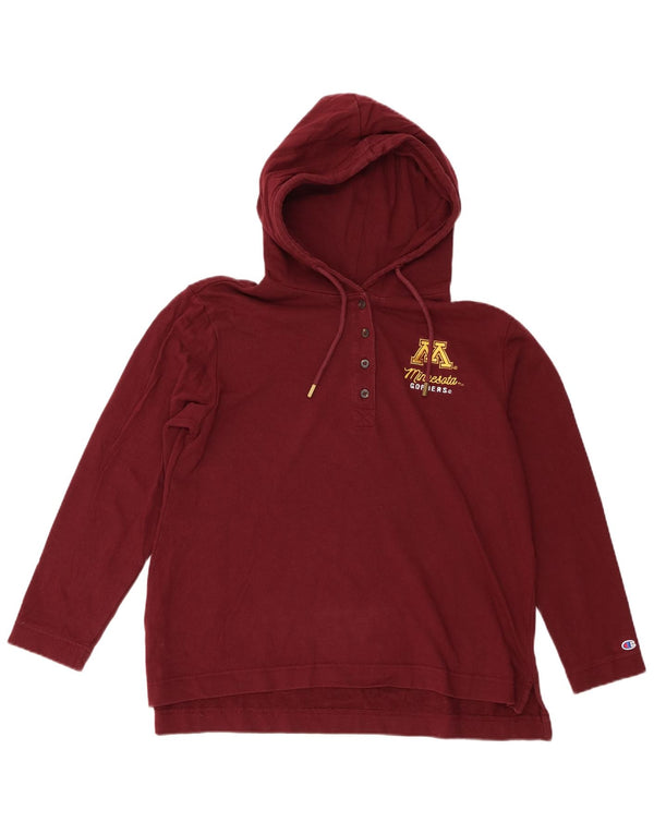 Maglione con cappuccio da donna Champion Minnesota Gophers UK 14 Large Borgogna