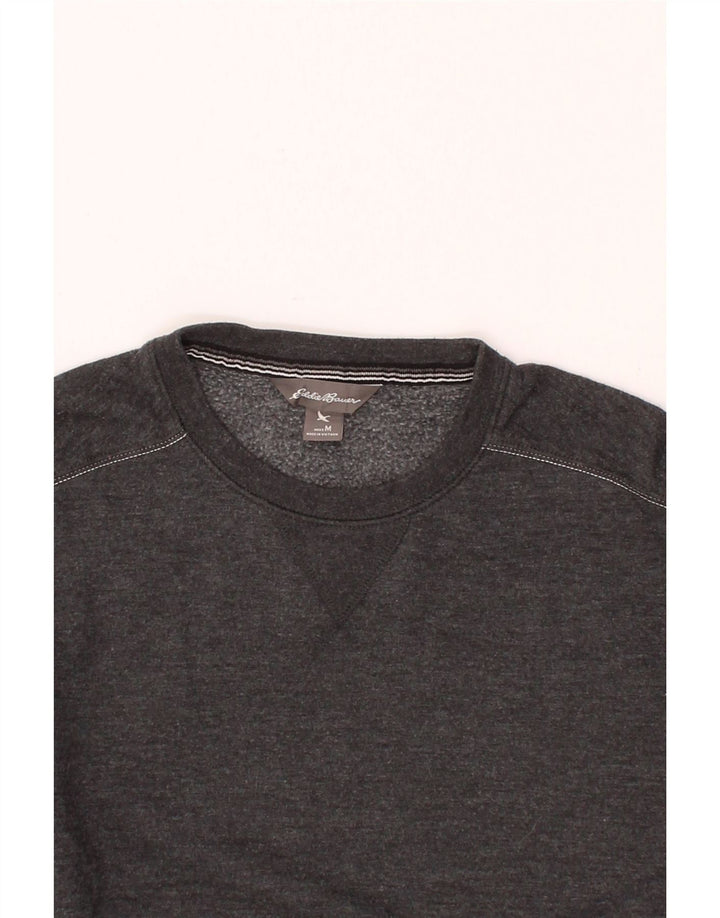 EDDIE BAUER Mens Sweatshirt Jumper Medium Grey Cotton Vintage Eddie Bauer and Second-Hand Eddie Bauer from Messina Hembry 