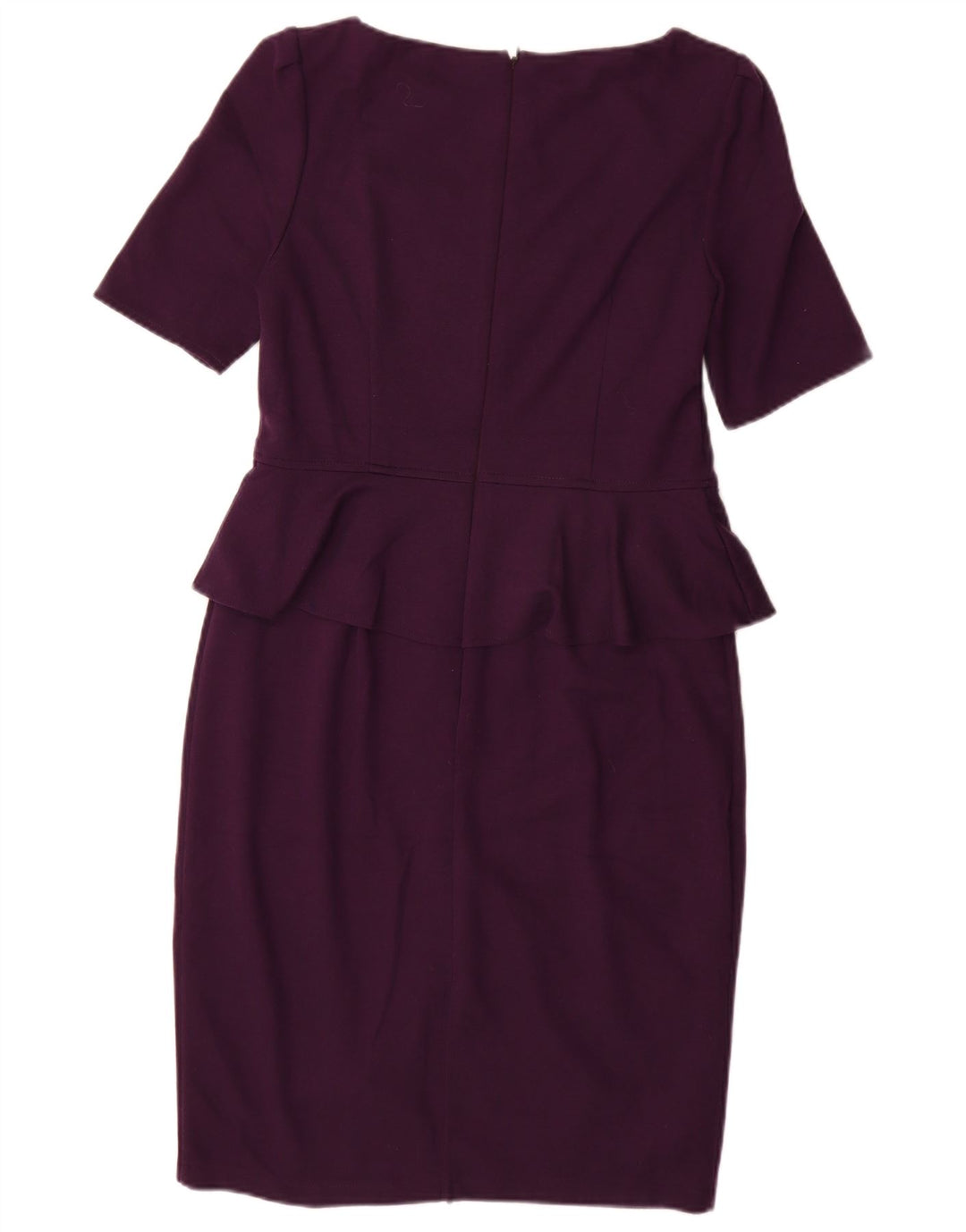 MARKS & SPENCER Abito peplo da donna UK 14 Poliestere viola medio