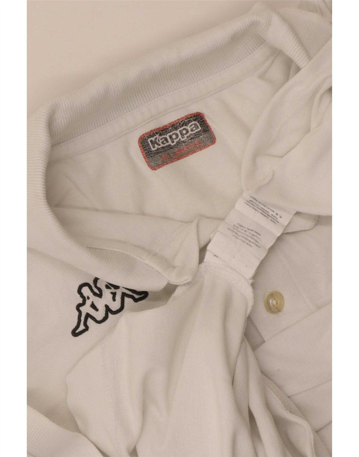 Polo Kappa Uomo XL Cotone Bianco