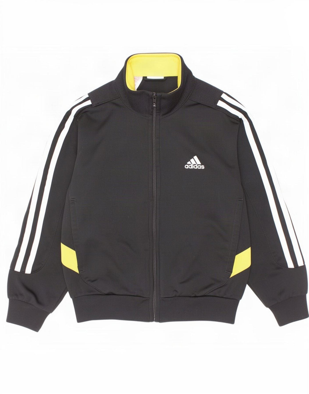 Giacca da tuta da ragazzo Adidas 5-6 anni in poliestere color block nero