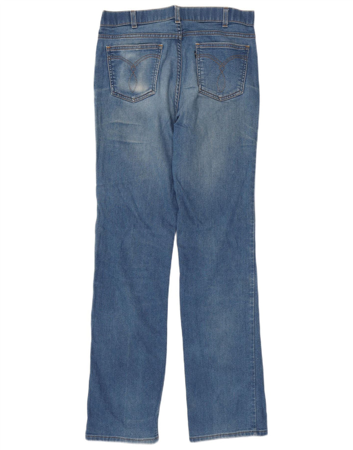 Jeans dritti da uomo Levi's W34 L34 in cotone blu