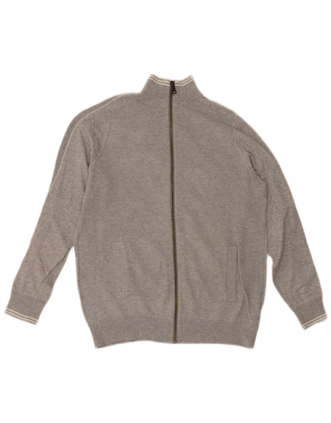 Giacca da ginnastica da uomo Marks & Spencer in cotone grigio medio