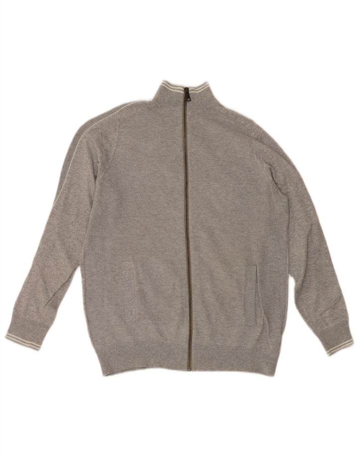 Giacca da ginnastica da uomo Marks & Spencer in cotone grigio medio