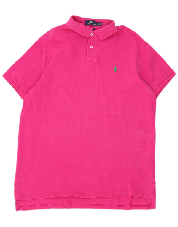 Polo Ralph Lauren da uomo su misura Polo XL in cotone rosa