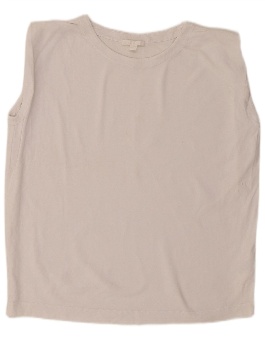 Canotta oversize da donna Cos UK 6 XS cotone bianco