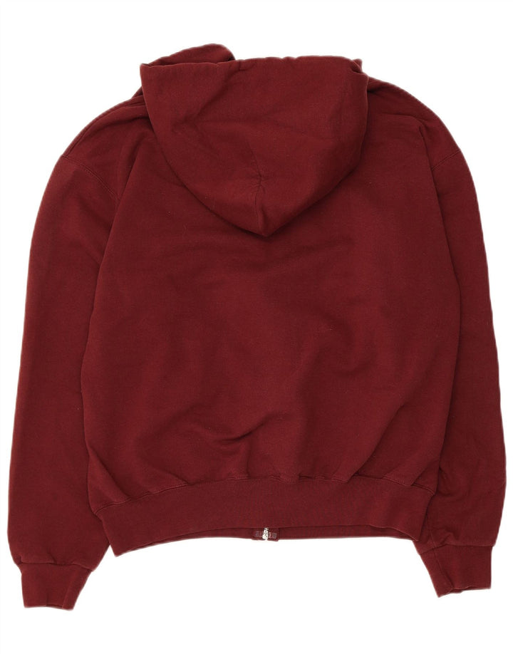 Felpa con cappuccio e zip grafica da donna Champion UK 14 Medium Maroon