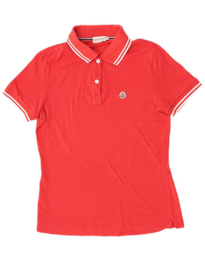 Polo Moncler Donna Medio Rosso