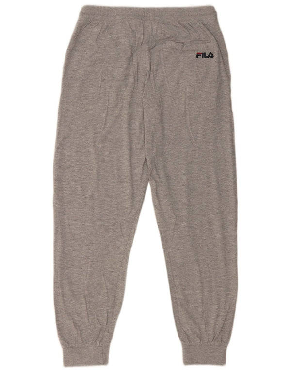 Pantaloni da tuta da uomo Fila Joggers Large in cotone grigio