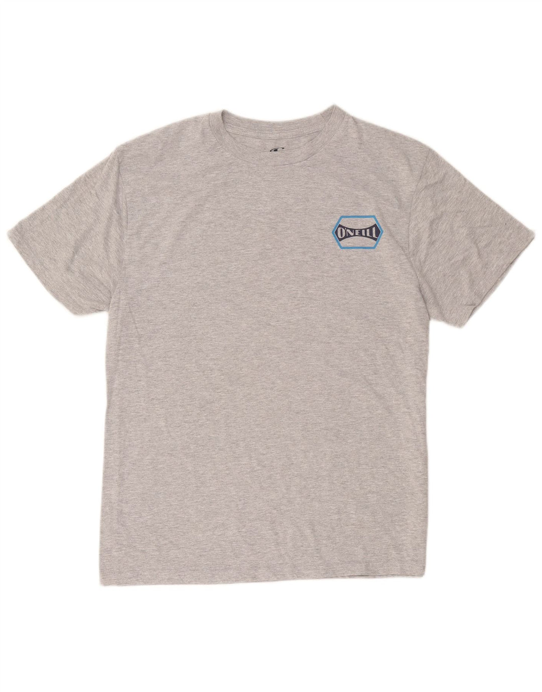T-shirt grafica da uomo O'Neill Modern Fit Top grande in cotone grigio