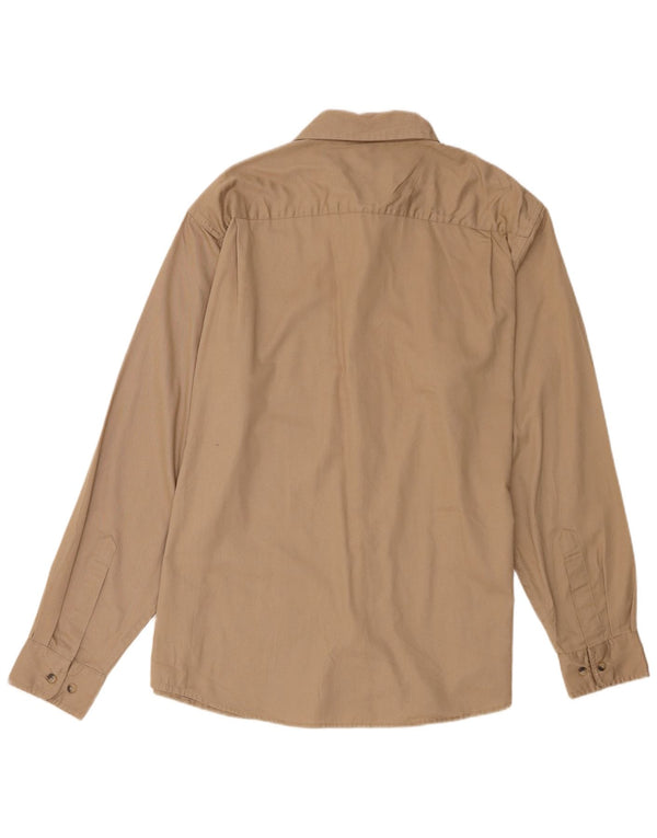 Camicia da uomo Wrangler XL in cotone beige