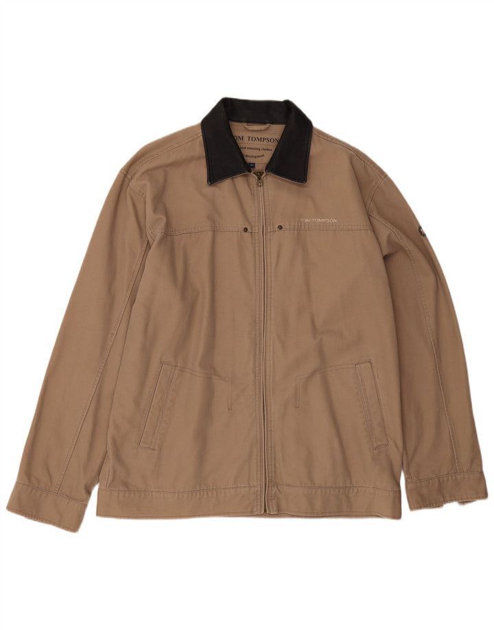Giacca bomber da uomo Tom Tompson UK 42 XL Cotone beige