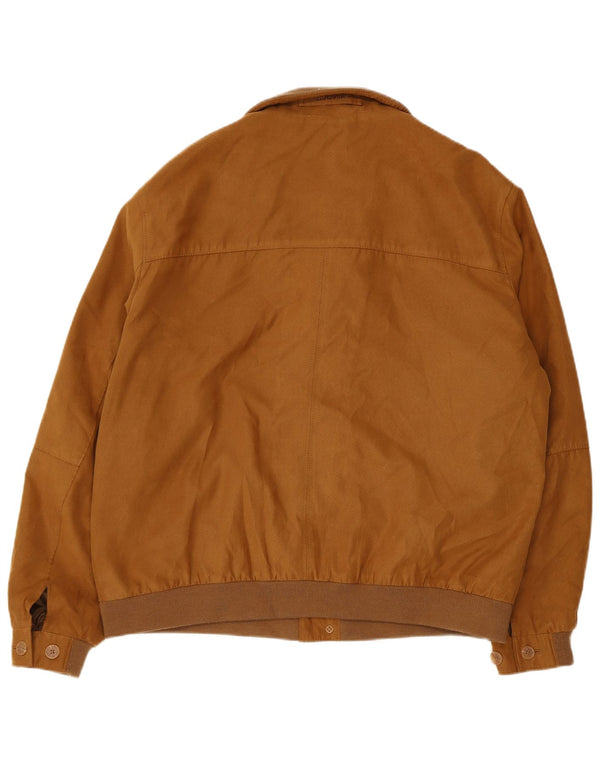 Giubbotto bomber vintage da uomo IT 54 2XL Poliestere beige