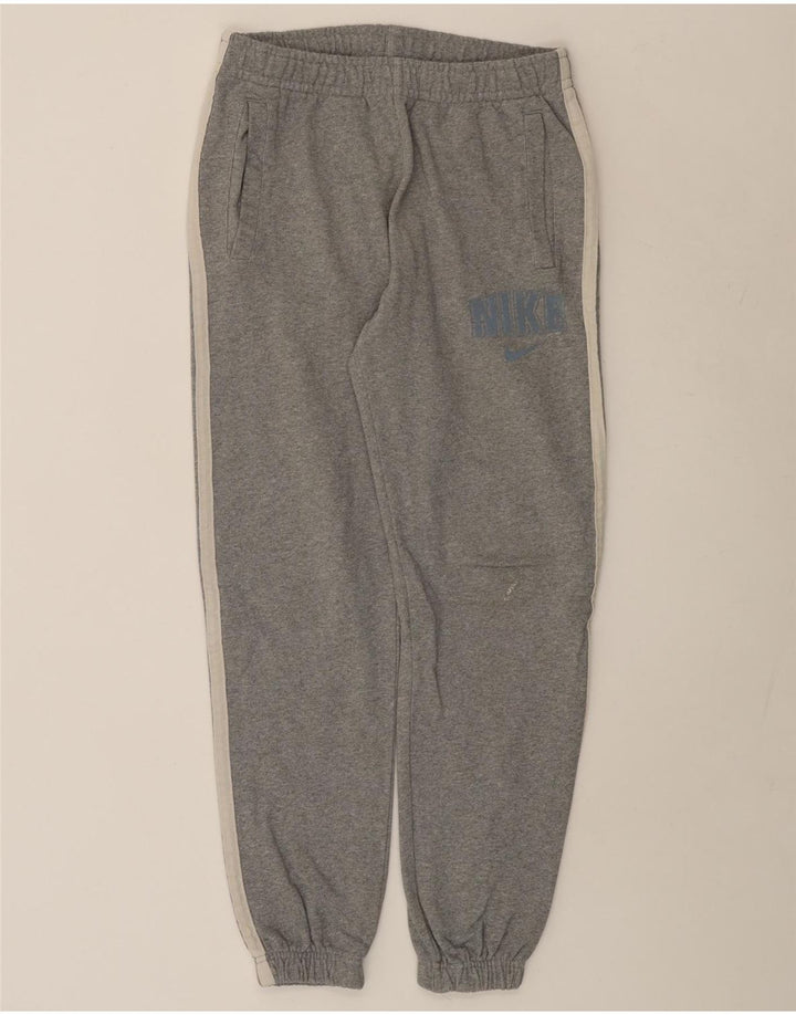 NIKE Pantaloni da tuta con grafica da uomo Joggers piccoli in cotone grigio