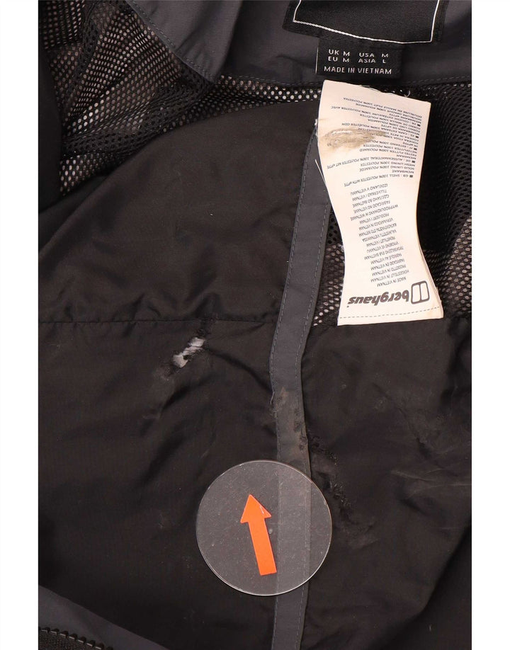 Berghaus Giacca antipioggia da uomo UK 38 Medium Black Poliestere