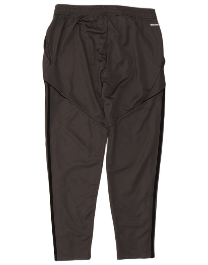 Pantaloni da tuta da uomo slim fit Adidas Joggers grandi a righe grigie